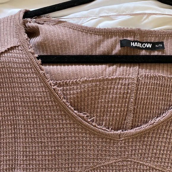 Harlow long sleeved top, dark lavender Size XL - Picture 6 of 6
